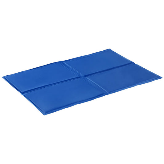 I.Pet Self-Cooling Gel Pet MAT - Summer Pad for Dogs & Cats - Blue Large