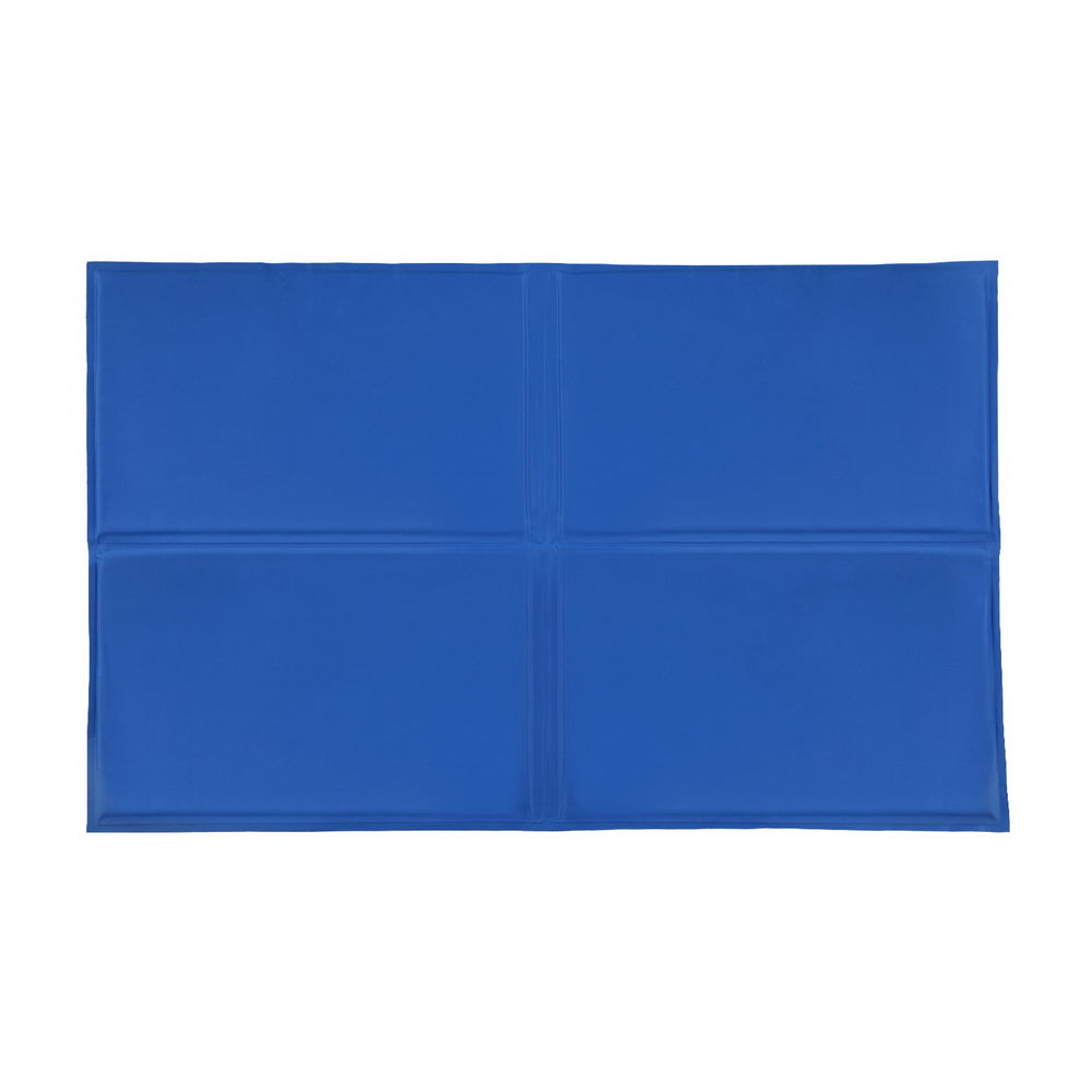 I.Pet Self-Cooling Gel Pet MAT - Summer Pad for Dogs & Cats - Blue Large