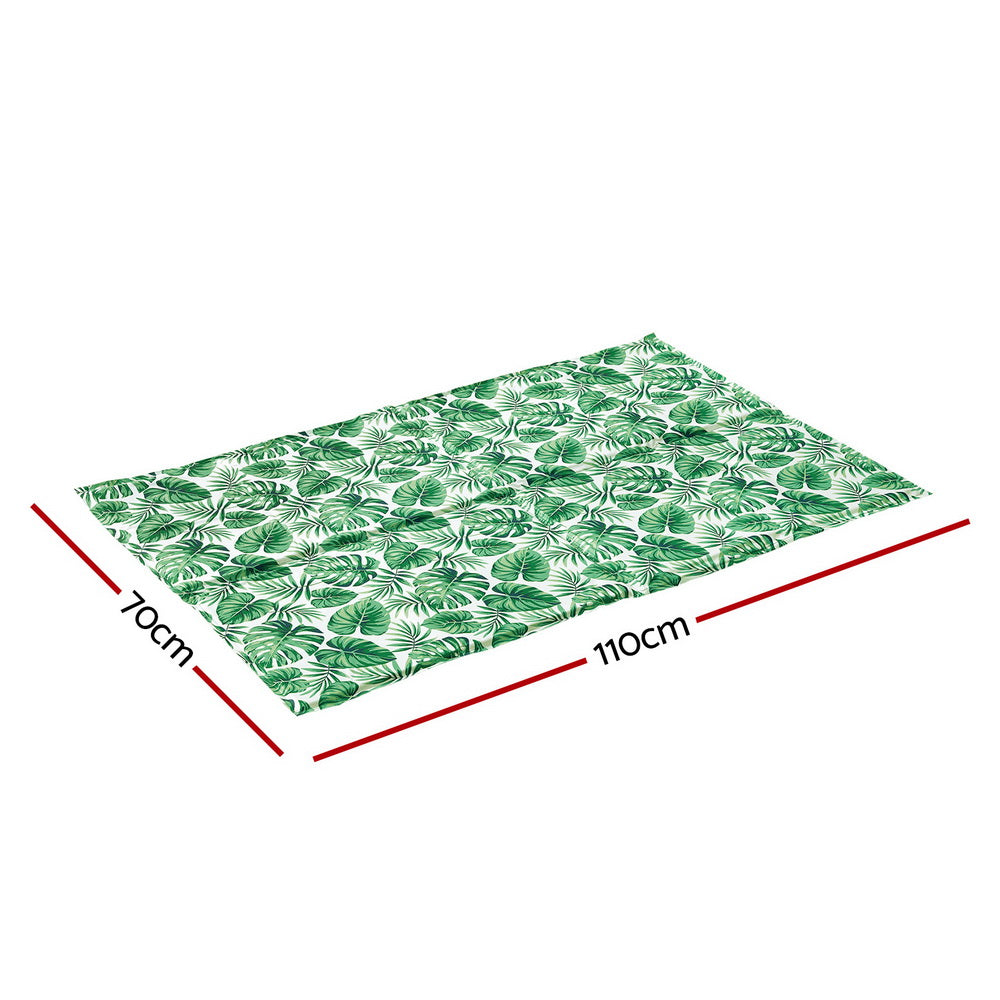 i.Pet Self-Cooling Gel Pet MAT - Summer Pad for Dogs & Cats - Green Large
