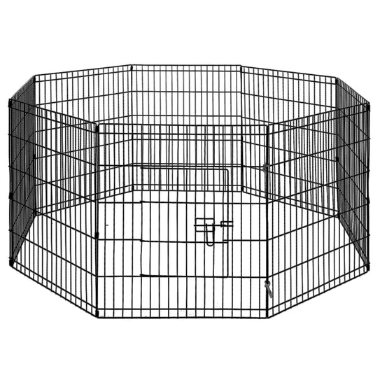 i.Pet 30" 8 Panel Dog Playpen, Pet Fence or Exercise Cage