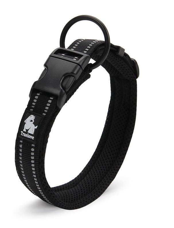 Heavy Duty Reflective Collar - Black L