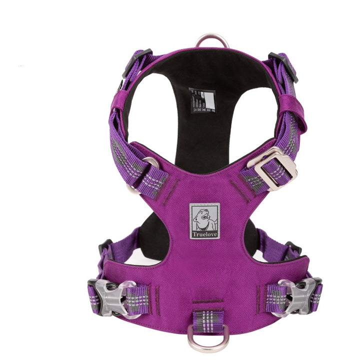 Lightweight 3M reflective Harness - Purple M
