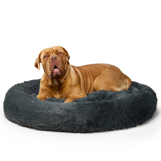 Fur King "Nap Time" Calming Dog Bed - Grey - XXL