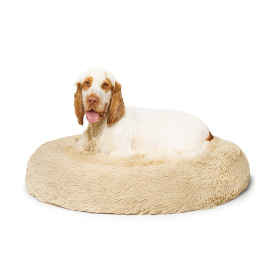 Fur King "Nap Time" Calming Dog Bed - Brindle - M