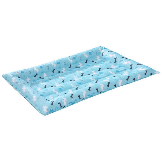 i.Pet Self-Cooling Gel Pet BED - Large Summer Pad for Dogs & Cats - Blue Large
