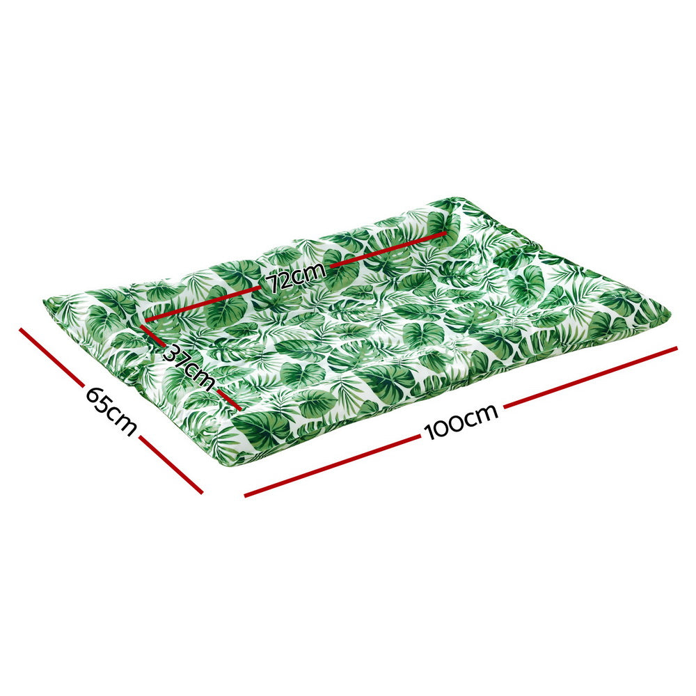 i.Pet Self-Cooling Gel Pet BED- Summer Pad for Dogs & Cats - Green Large