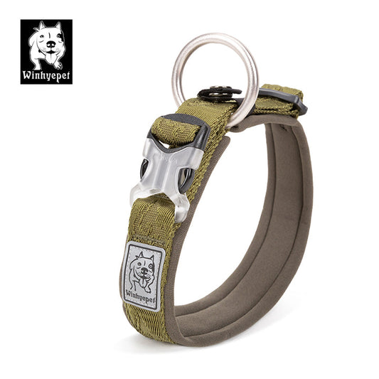 Whinhyepet Collar Army Green -M