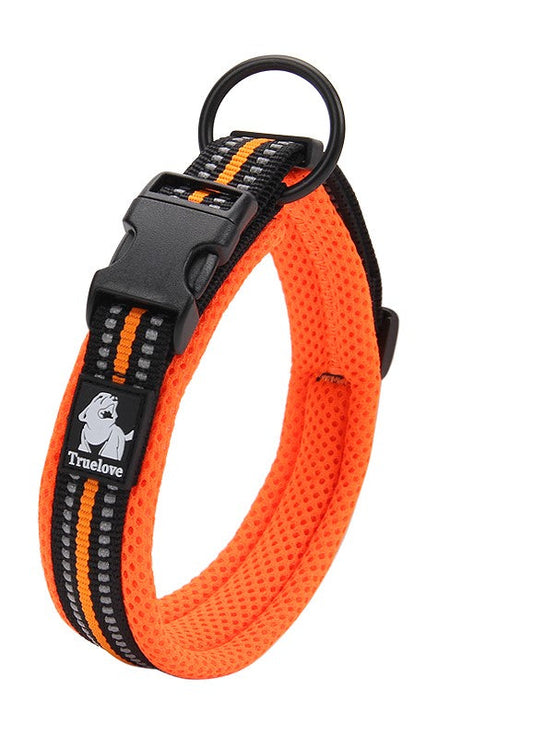 Heavy Duty Reflective Collar - Orange XS