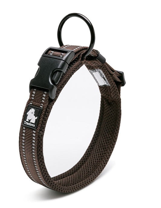 Heavy Duty Reflective Collar - Brown XL